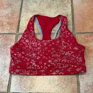 Fabletics sports bra stars print